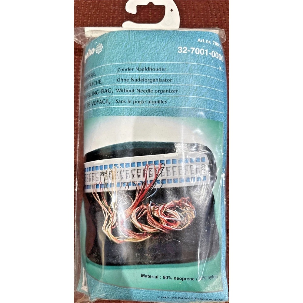 Pako Travelling Bag Needle Organizer Sewing Embroidery Floss Holder NOS